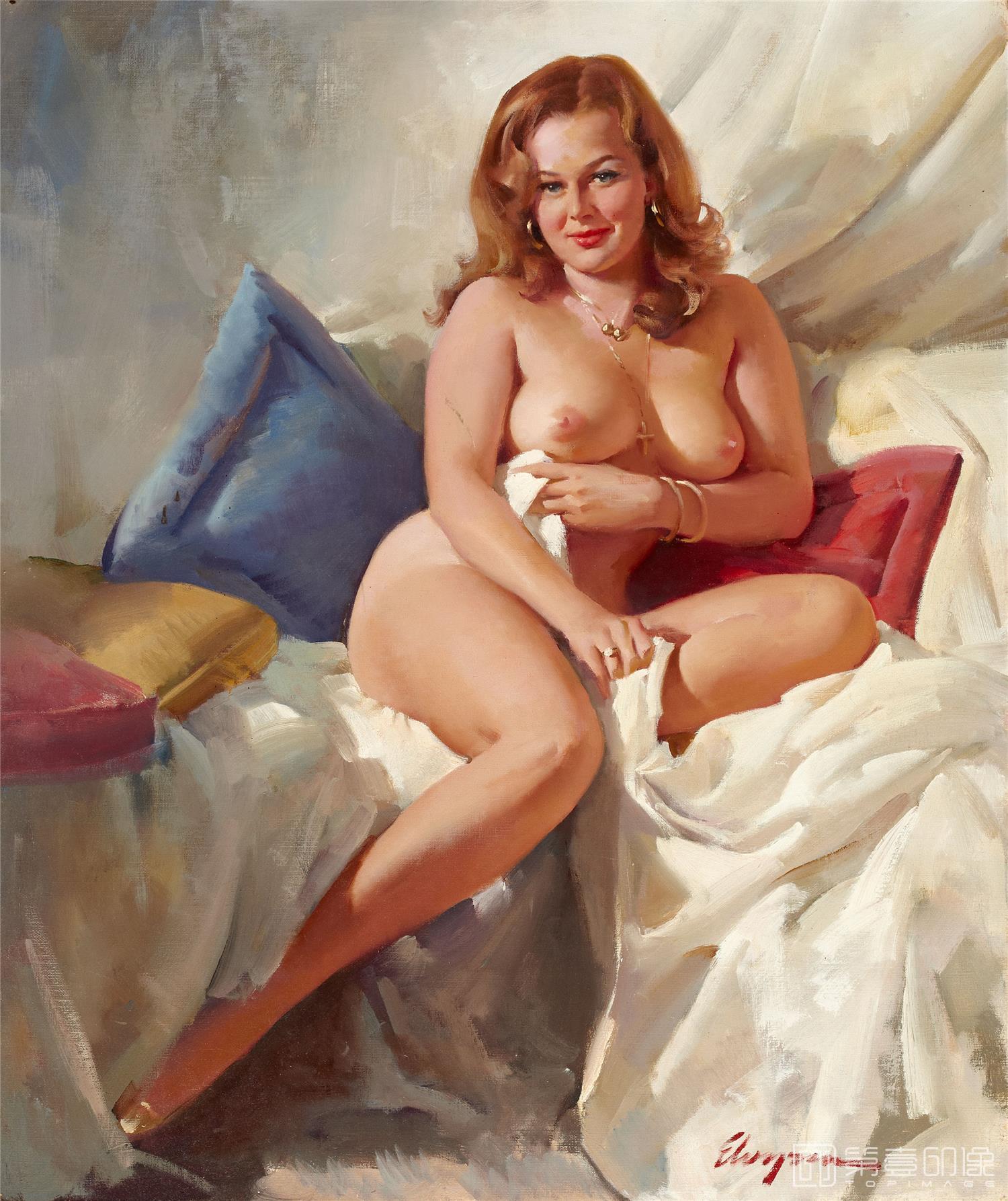 油画-吉尔·艾尔夫格雷恩 Gil Elvgren 作品集-110